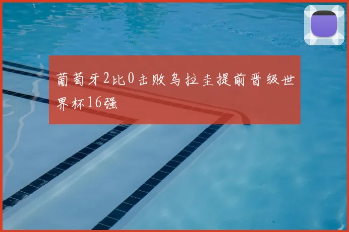 葡萄牙2比0击败乌拉圭提前晋级世界杯16强