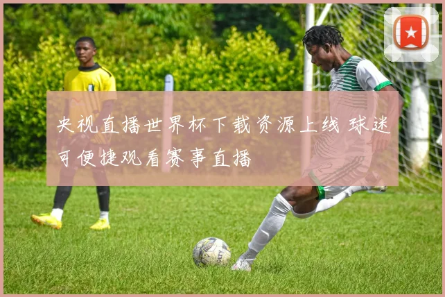 央视直播世界杯下载资源上线 球迷可便捷观看赛事直播