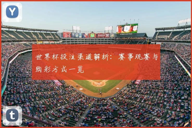 世界杯投注渠道解析：赛事观赛与购彩方式一览